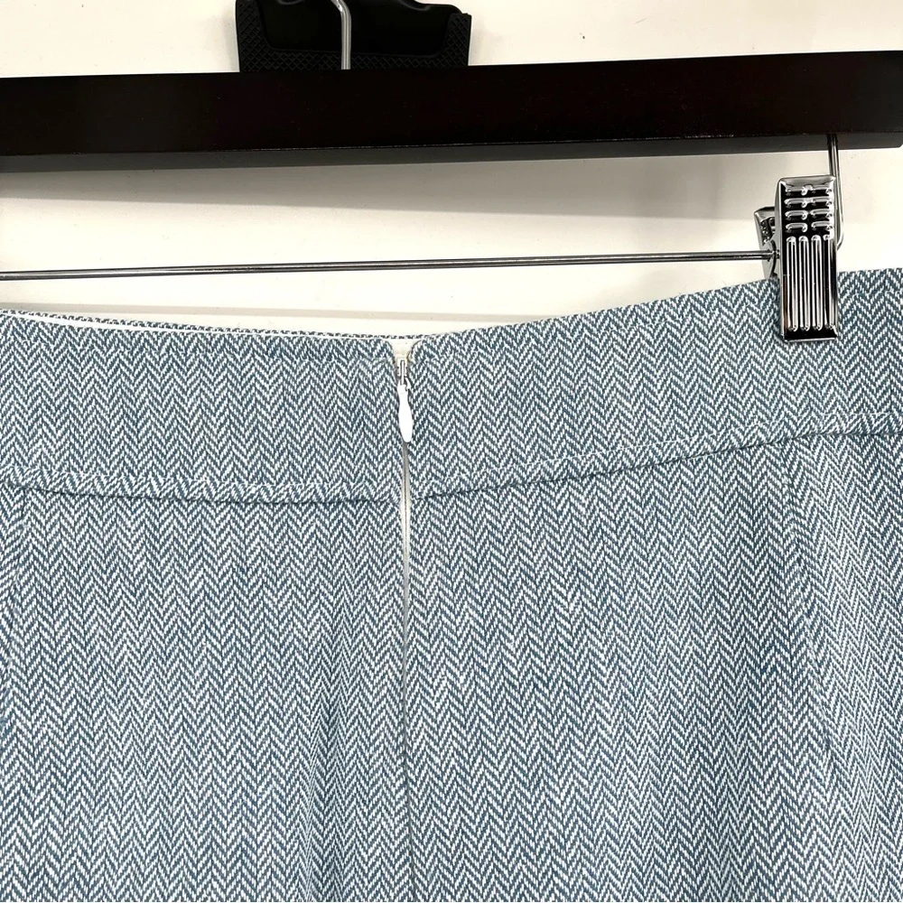 J. Crew Light Blue A-Line Skirt